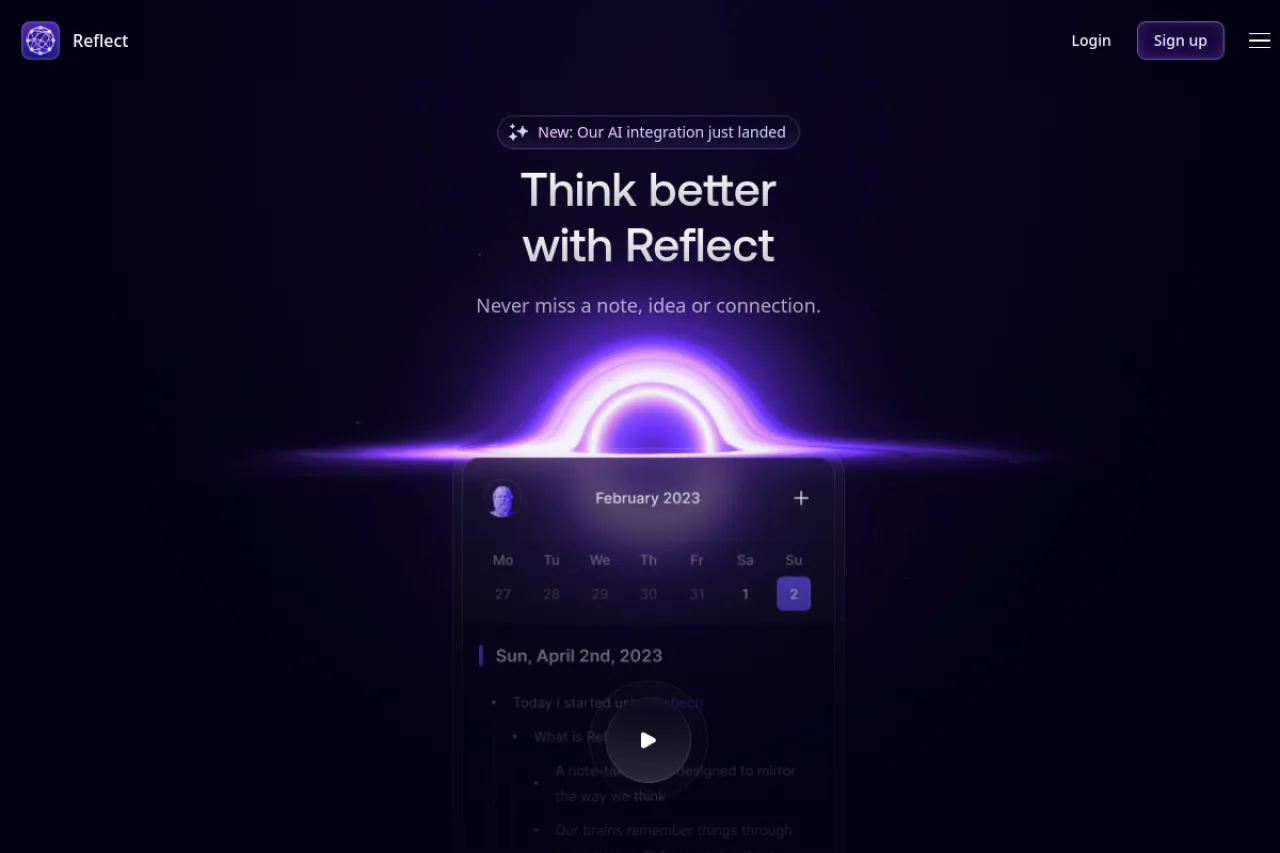 Reflect screenshot