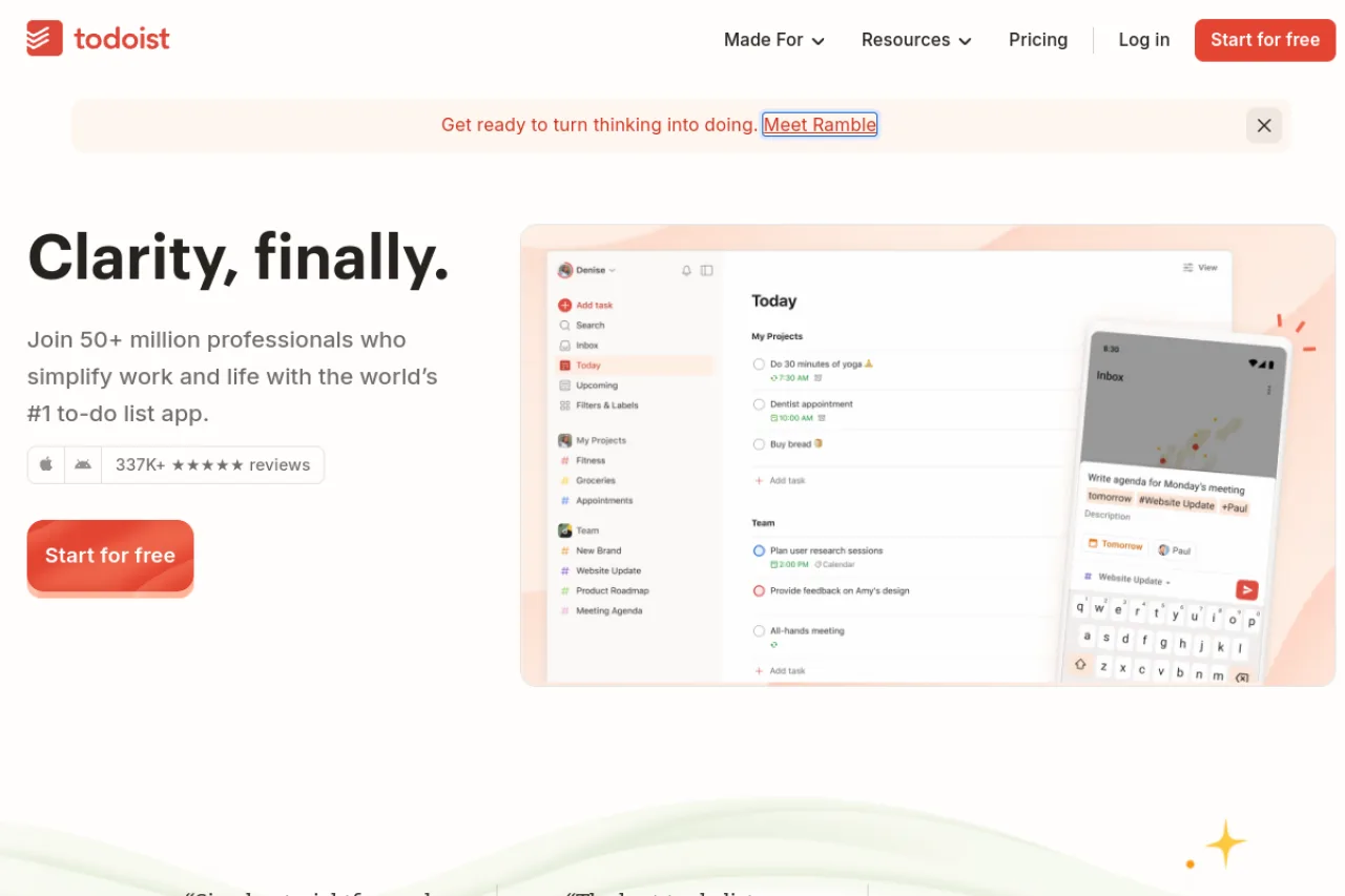 Todoist AI screenshot