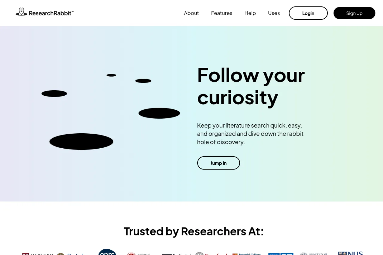 Research Rabbit screenshot