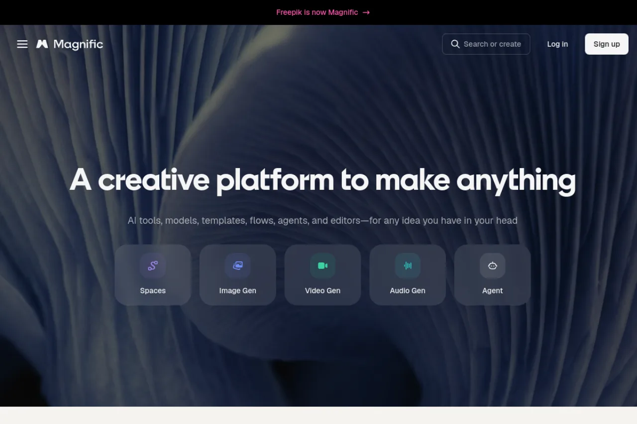 Freepik AI screenshot