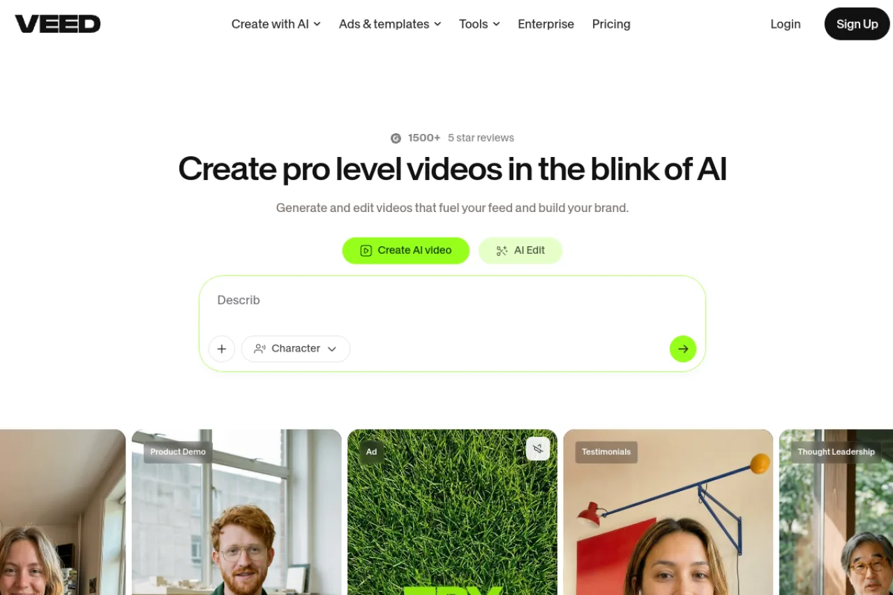 VEED screenshot