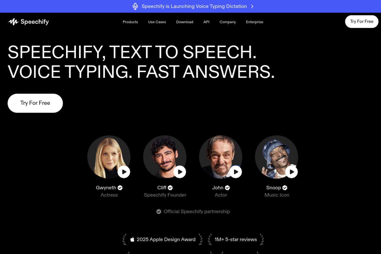 Speechify screenshot