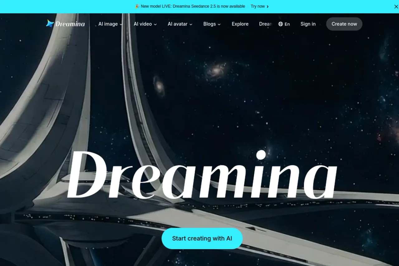 Dreamina screenshot