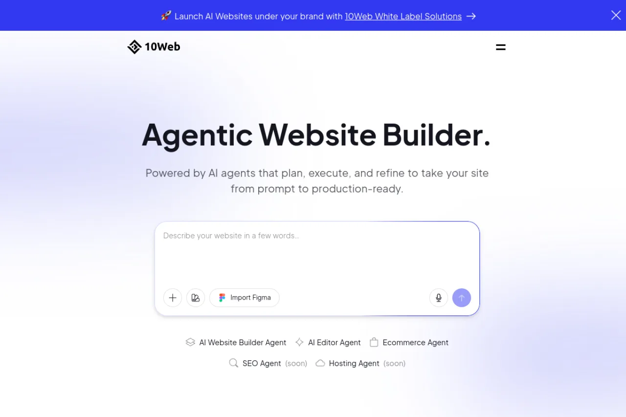 10Web screenshot