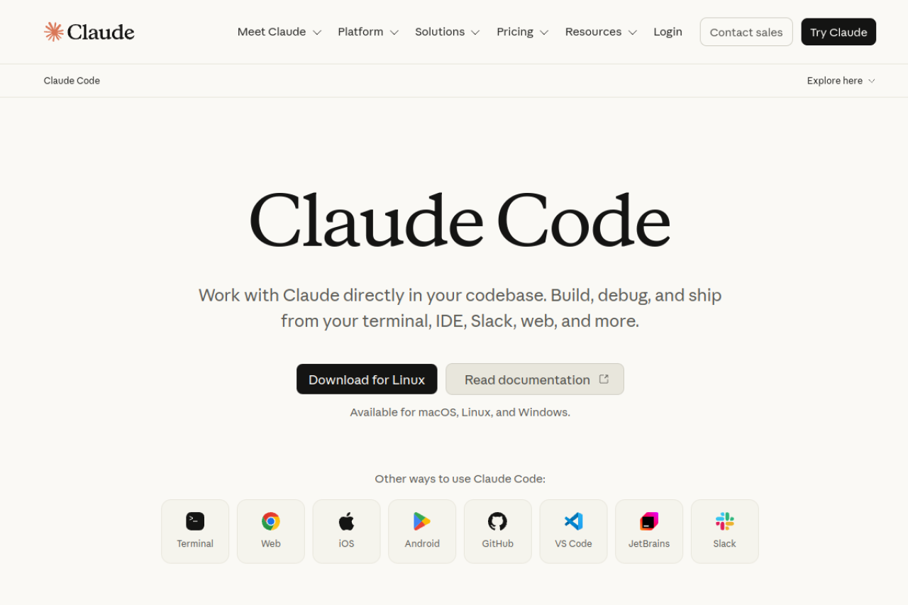 Claude Code screenshot