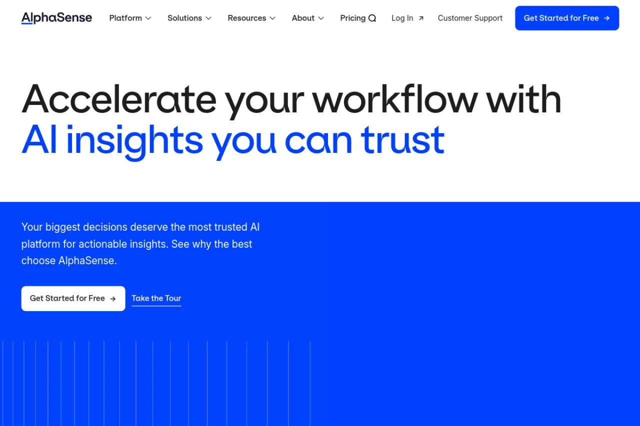 AlphaSense screenshot