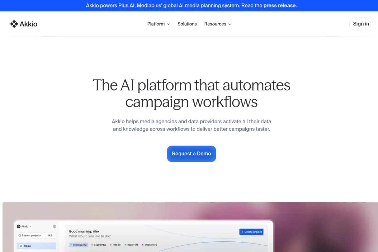 Akkio screenshot