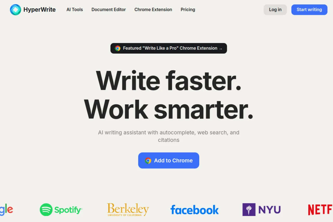 HyperWrite screenshot