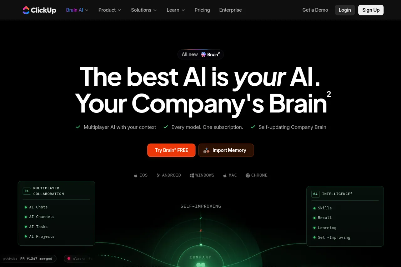ClickUp AI screenshot