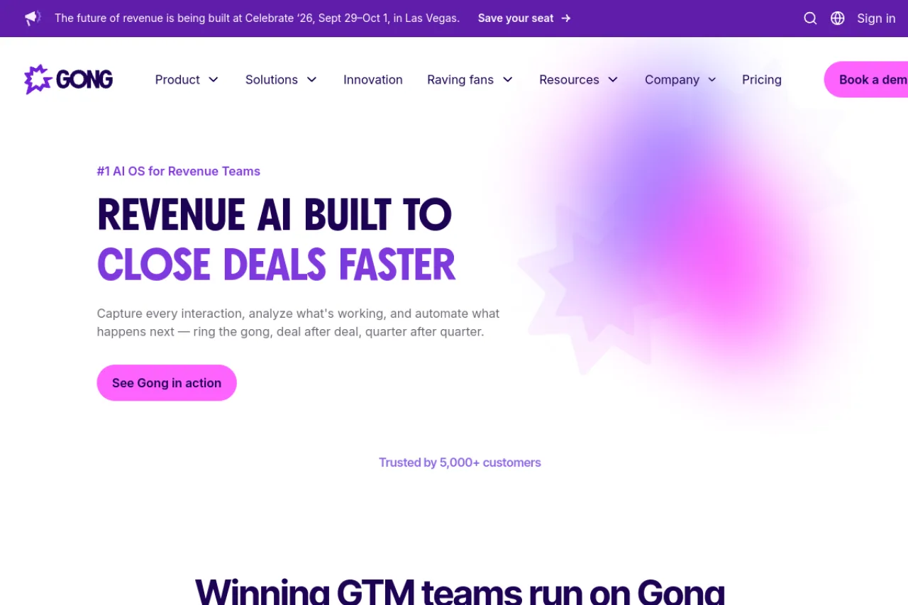 Gong screenshot